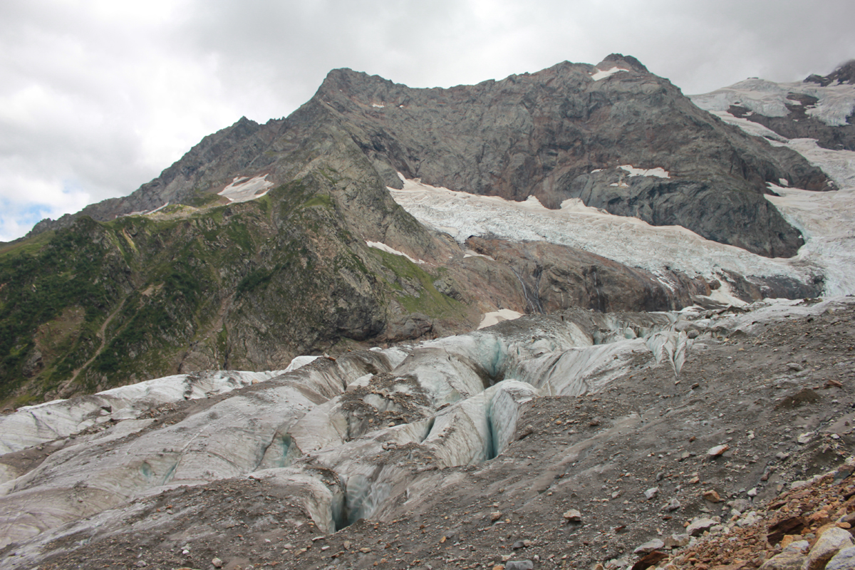 Подъем. Льды Алибека. Фото: Недолужко А.В.