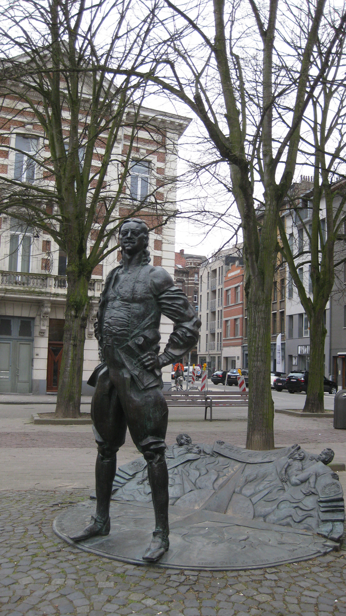 В Антверпене можно обнаружить памятник Петру Первому. Фото: Недолужко А.В.