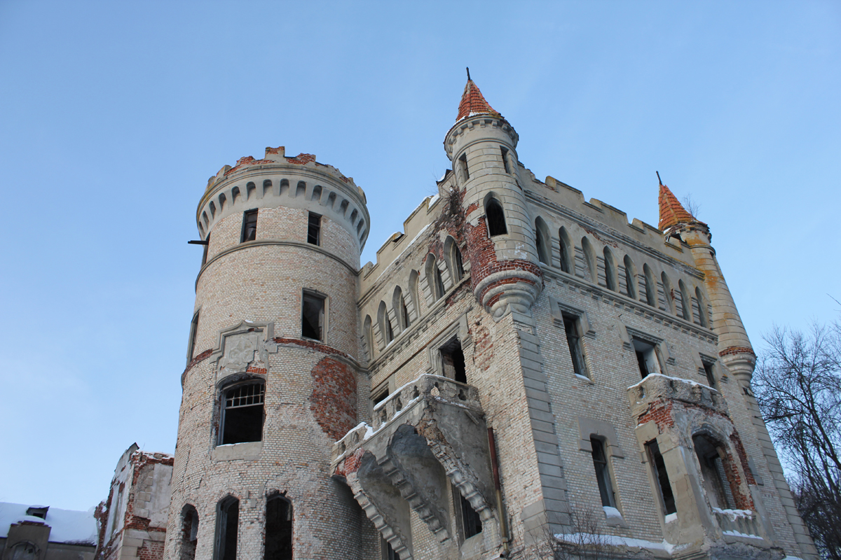 Главное здание усадьбы Муромцево до реставрации. Фото: Недолужко А.В.