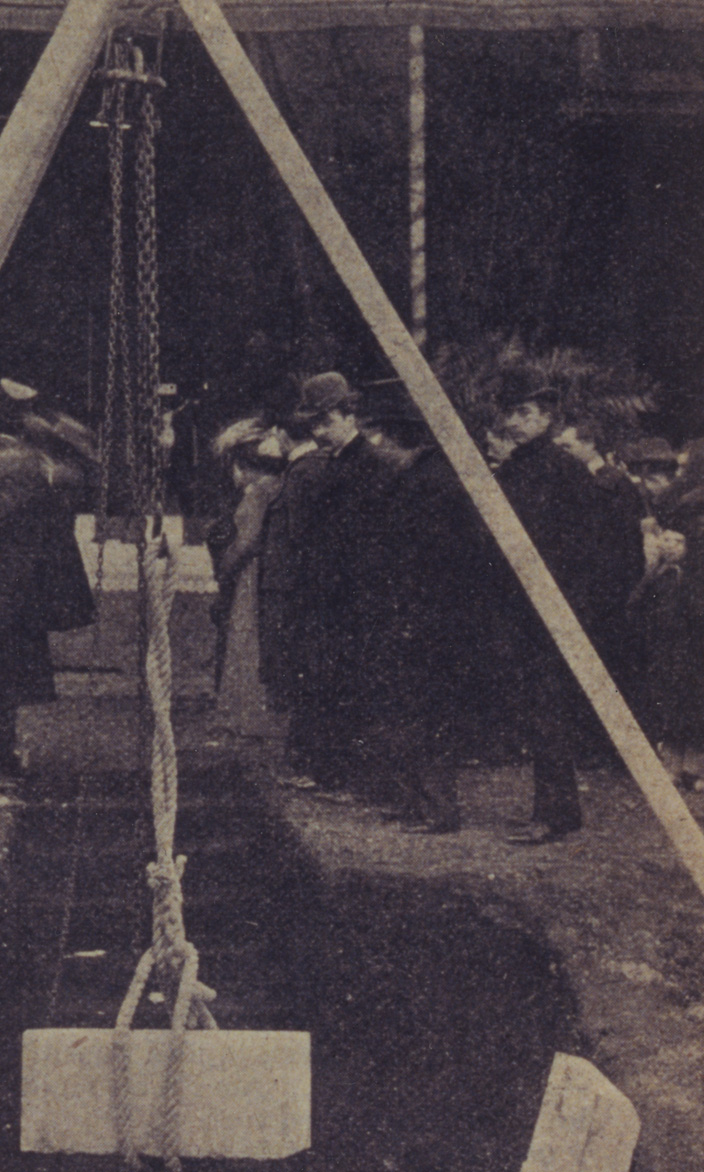 Закладка первого камня на месте больницы Сан-Пау, 15 января 1902 года. Архивное фото: http://webs01.santpau.cat